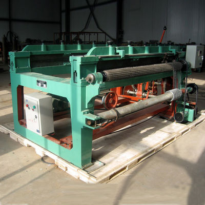 4.0mm Dia Galfan Gabion Wire Mesh Membuat Mesin dengan Gearbox